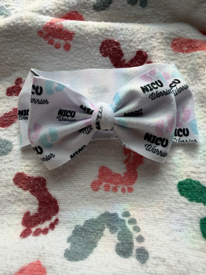 NICU Warrior Hair Bow
