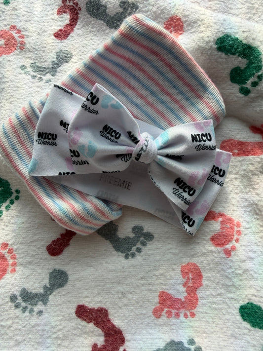 NICU Warrior Hair Bow